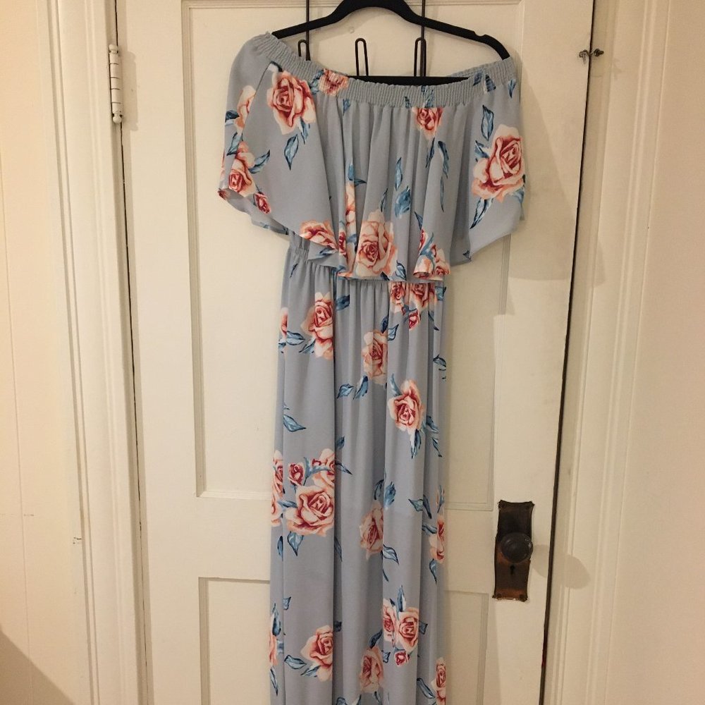 Show Me Your Mumu Hacienda  Off the Shoulder Gown - Picture 2 of 6